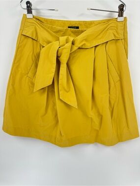 J. Crew Bright Yellow Cotton Mini Skirt
